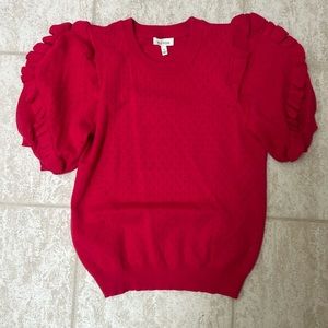Ella moss short puff sleeve sweater - Bloomingdale’s